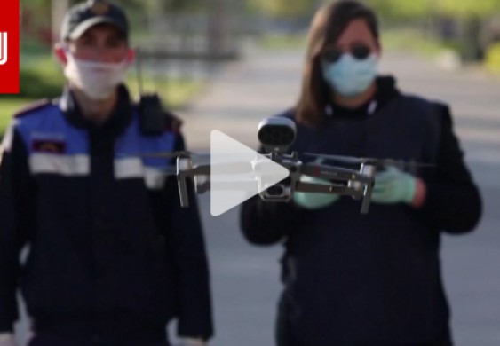 كيف ساعدت الطائرات بدون طيار في مكافحة فيروس كورونا؟