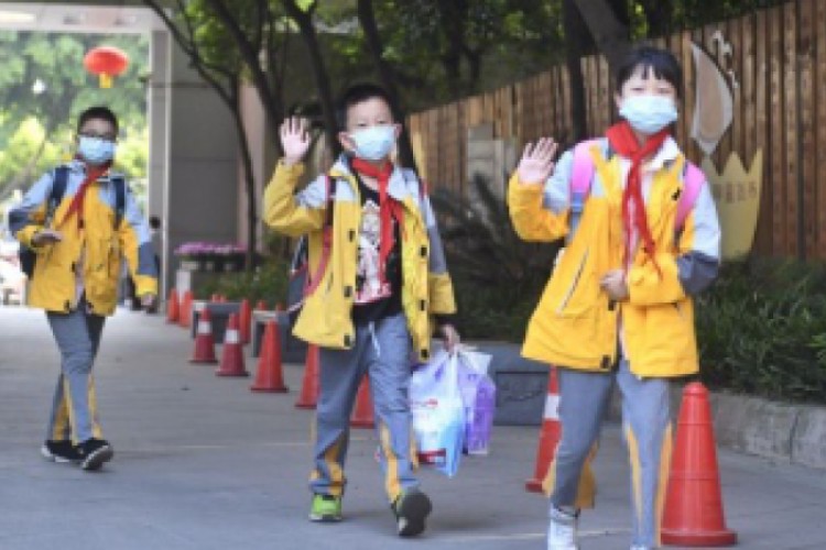 شاهد.. الاحتياطات التي اتخذتها الصين لحماية أطفال المدارس من كورونا